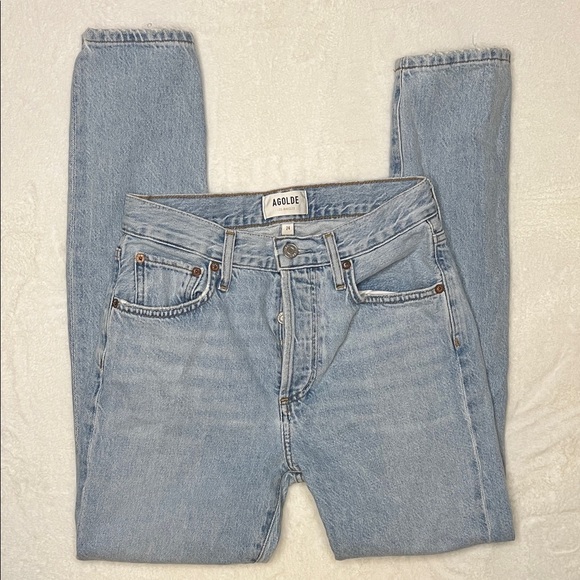 Agolde Denim - Agolde Austin Straight Jeans Lost Wash Size 24